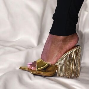 Ladies pointed toe heels